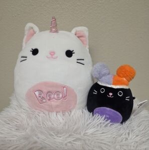 Squishmallows FALL Cat Plush Duo